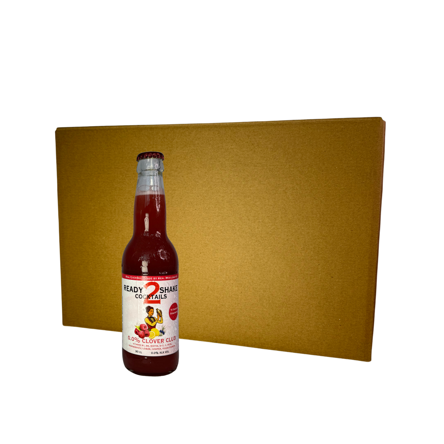 0.0% Clover Club – Ready 2 Shake Cocktails