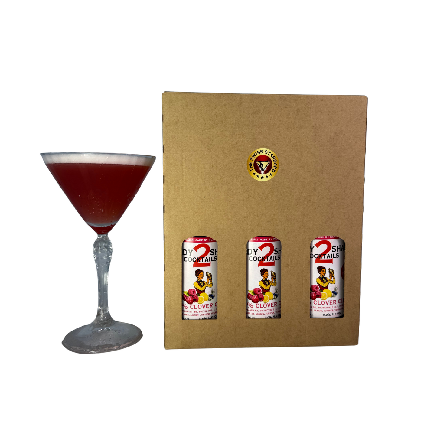 0.0% Clover Club – Ready 2 Shake Cocktails