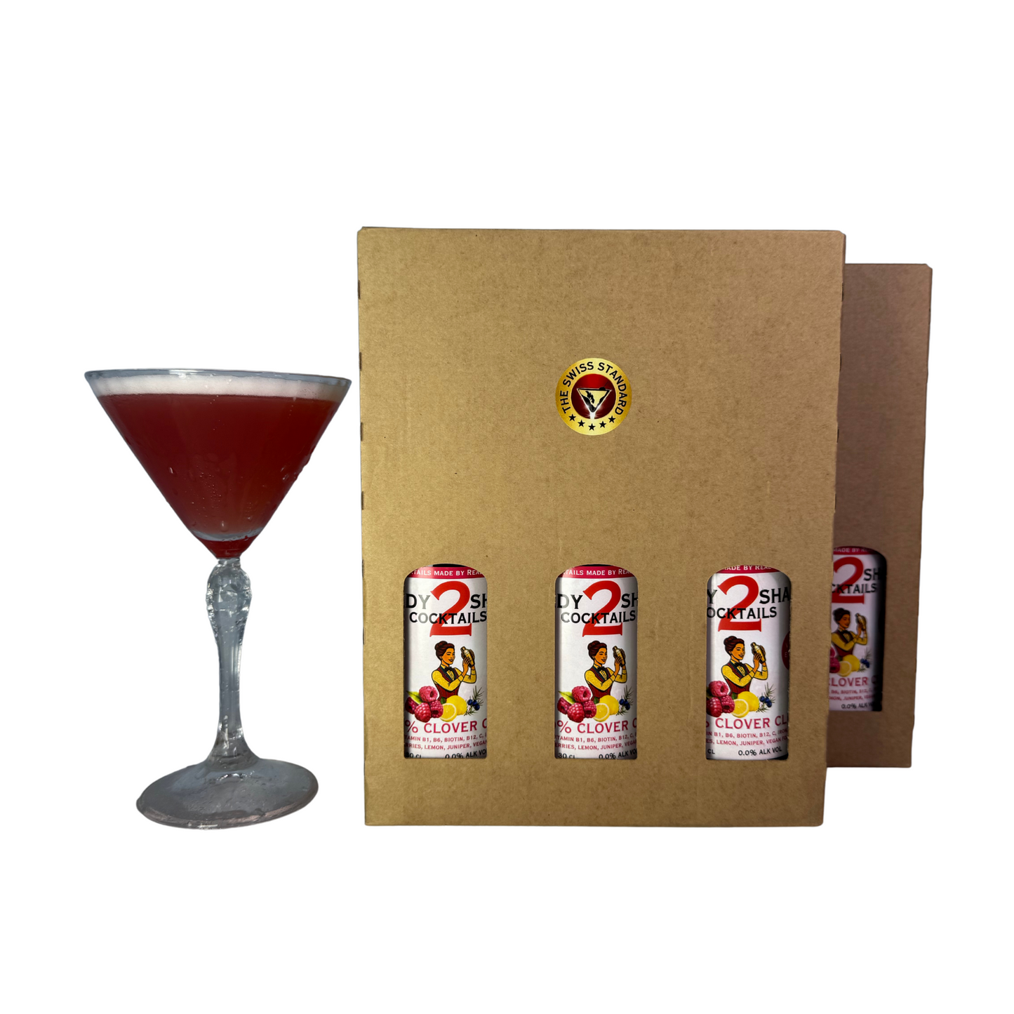 0.0% Clover Club – Ready 2 Shake Cocktails