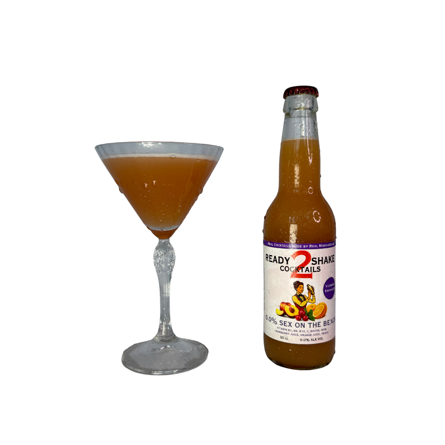 0.0% Sex on the Beach – Ready 2 Shake Cocktails