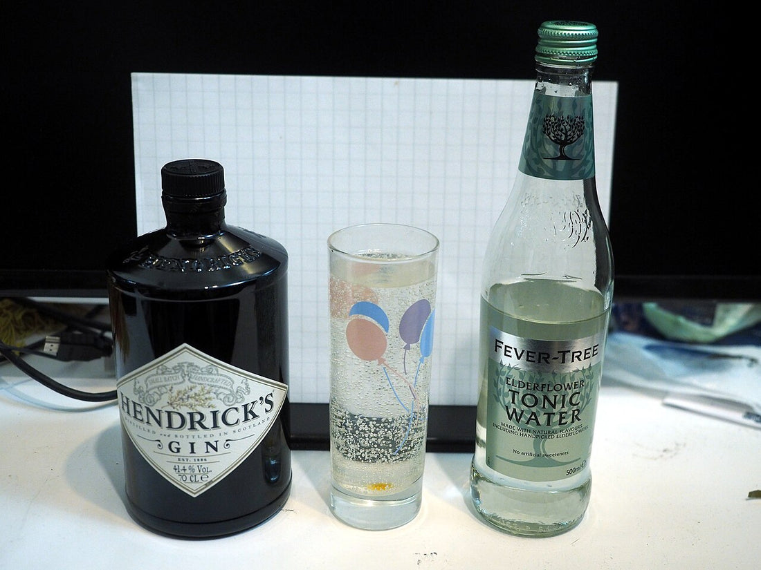 Gin and Tonic cocktail