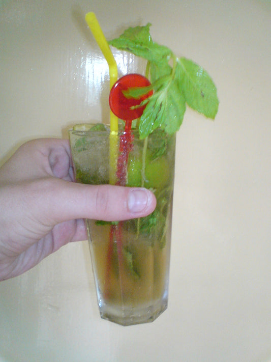Classic Cuban Mojito cocktail with mint and lime