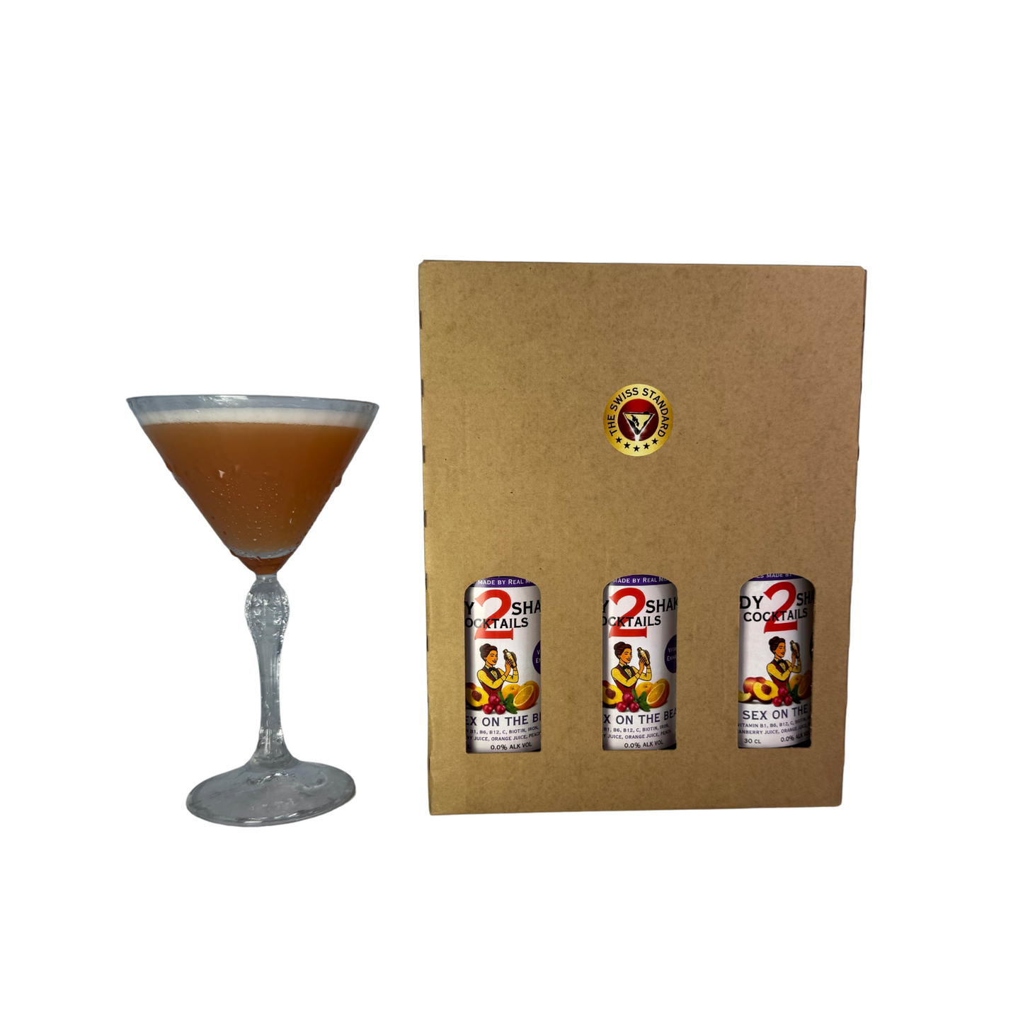 0.0% Sex on the Beach – Ready 2 Shake Cocktails